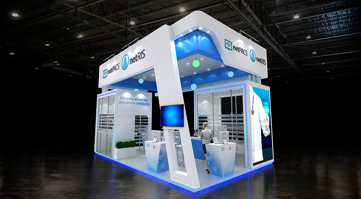 医疗美容 展会 会展（图ZMTczMTkzODMy） - 建筑/空间 - 站酷设计师云迪vind原创素材 - 站酷ZCOOL