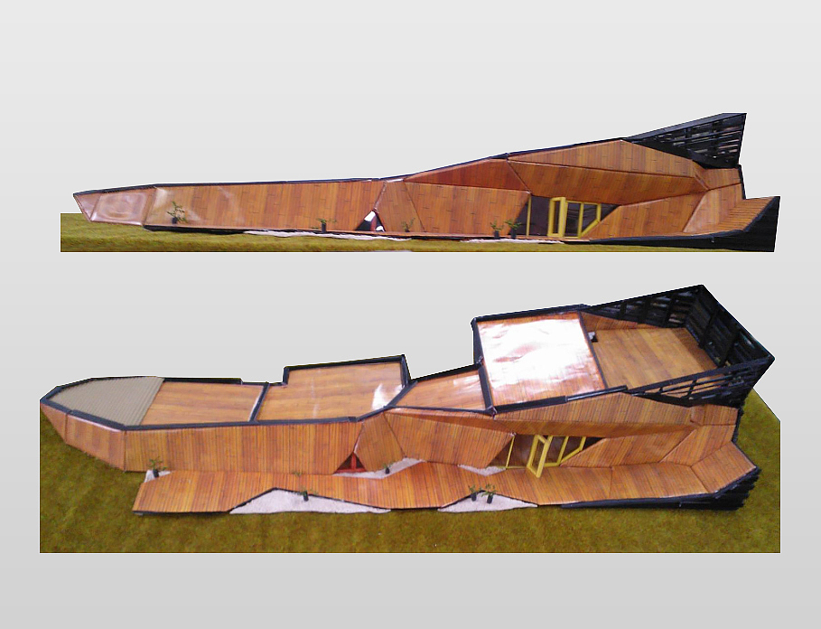 纸模型异形建筑