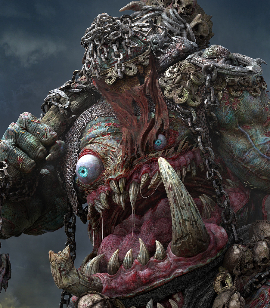 3D怪兽（图ZMzIwMjQyNjM2） - 动画/影视 - 站酷设计师CG平头哥原创素材 - 站酷ZCOOL