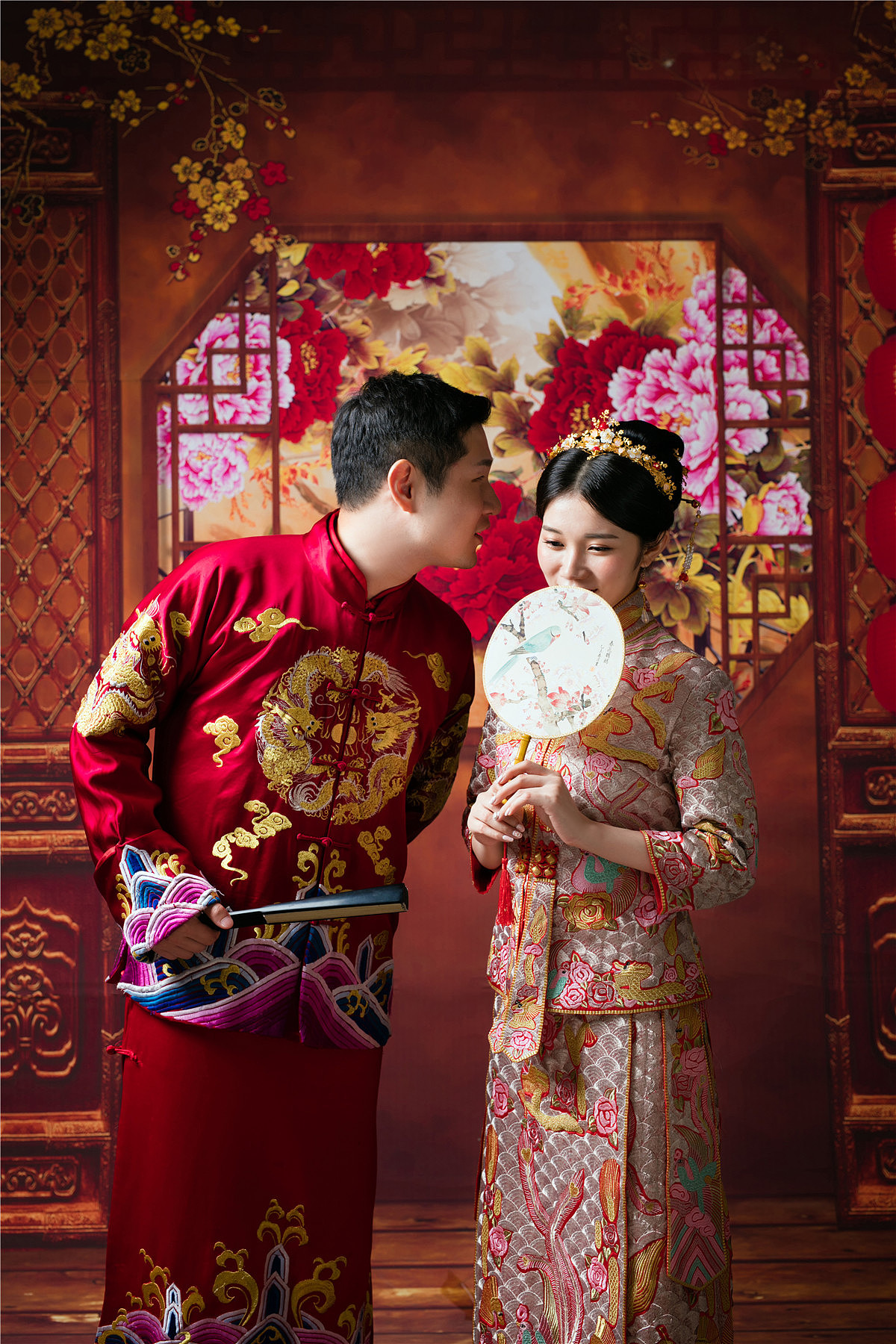新中式喜嫁婚纱照：一袭中式嫁衣，许你一世情缘|摄影|婚礼摄影|遇见YUJIAN_原创作品-站酷ZCOOL