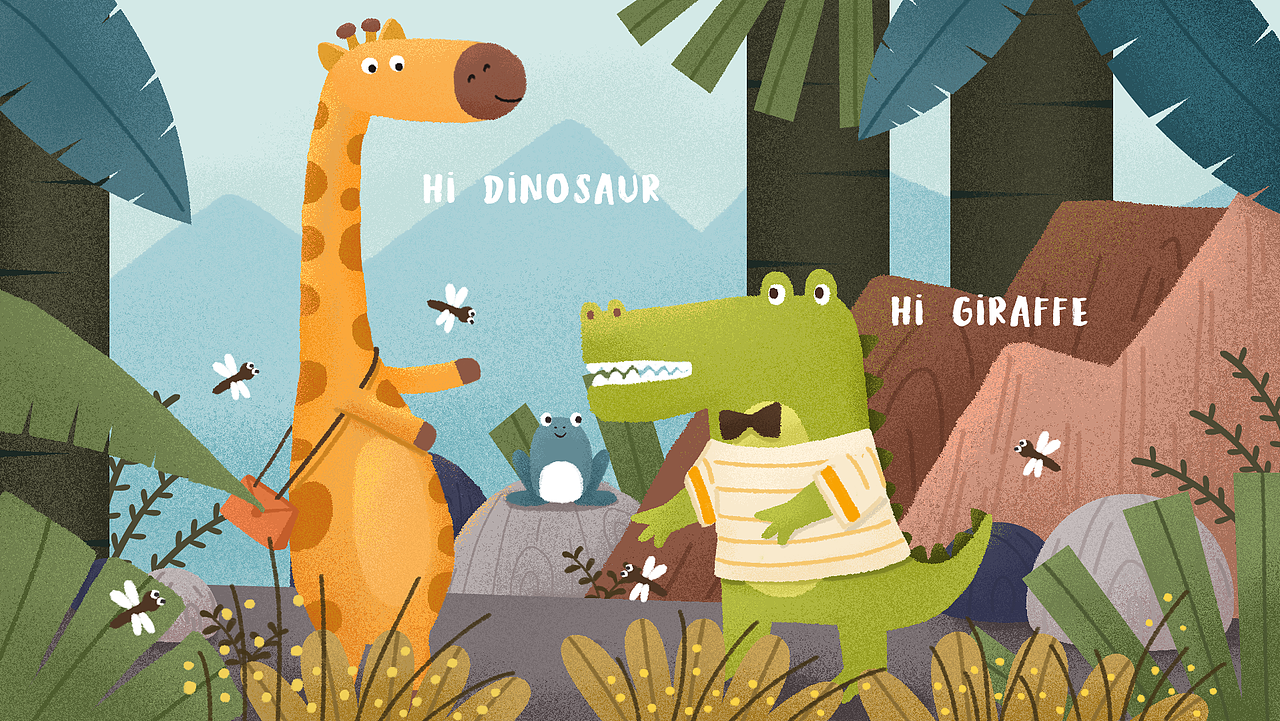 恐龙的故事（图ZMTUyOTQ4MzY0） - 绘本 - 站酷设计师椰子品牌设计原创素材 - 站酷ZCOOL