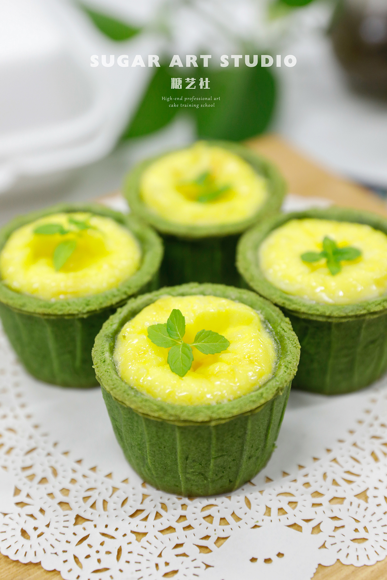 德式抹茶麻薯布丁挞/甜品拍摄/美食拍摄摄影/甜点拍摄|摄影|美食摄影|