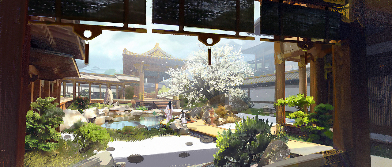 《斛珠夫人》场景概念（图ZMjc5NDI3MTc2） - 设定/分镜 - 站酷设计师流浪的酸辣粉原创素材 - 站酷ZCOOL
