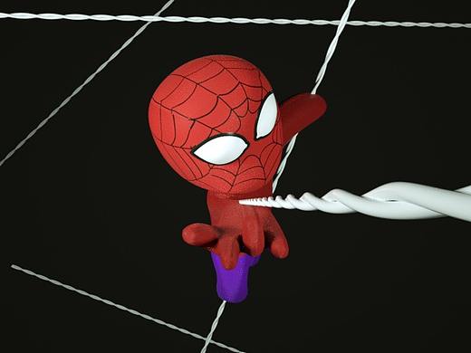 卡通蜘蛛侠（个人主页-ZMzgwMjMxNzI=） - 其他三维 - 站酷设计师LLLYYYJJJ原创素材 - 站酷ZCOOL