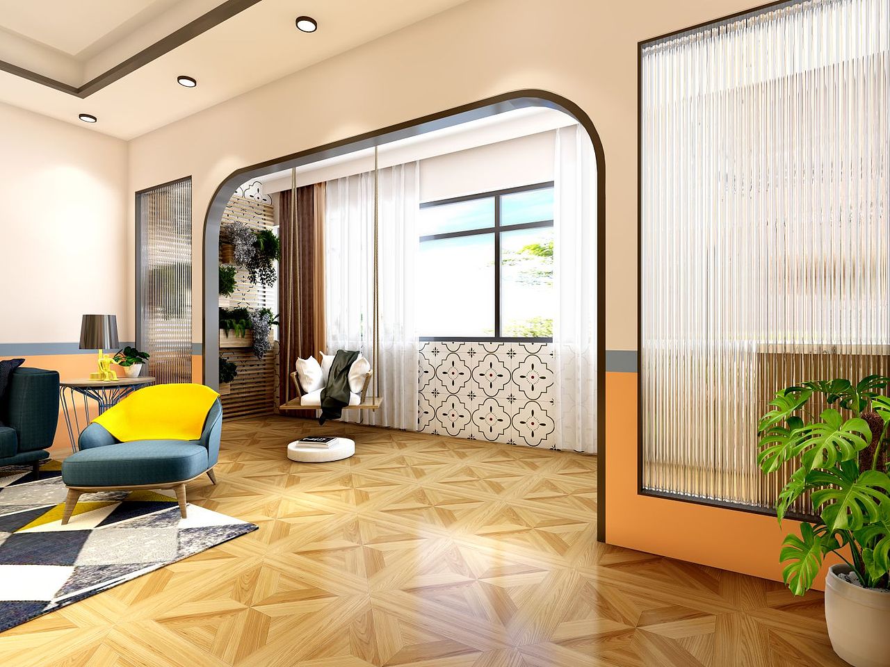 北欧风格家装设计效果图（图ZMzU1MDcxOTYw） - 家装设计 - 站酷设计师BUELI原创素材 - 站酷ZCOOL