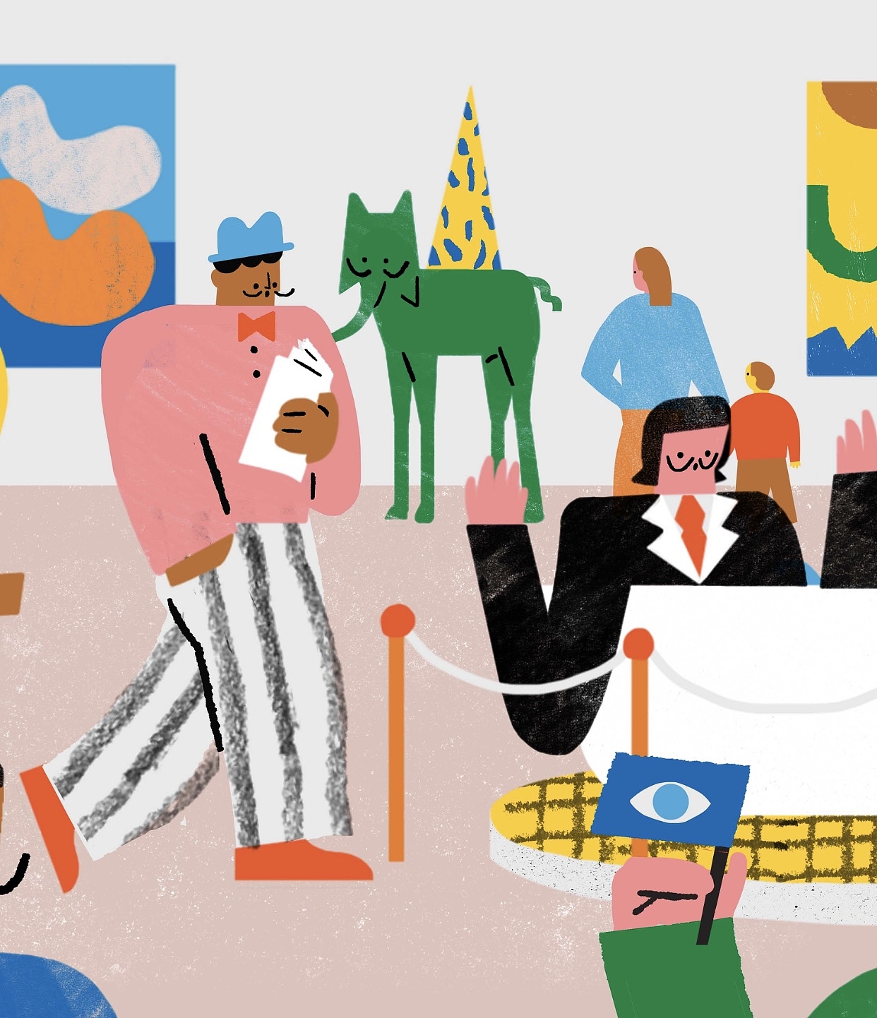 达利全球巡展深圳站系列插画（图ZMTgzNjcwOTky） - 商业插画 - 站酷设计师Yiffy古原创素材 - 站酷ZCOOL