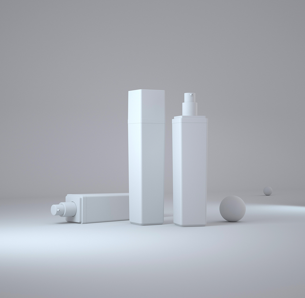 C4D 化妆品