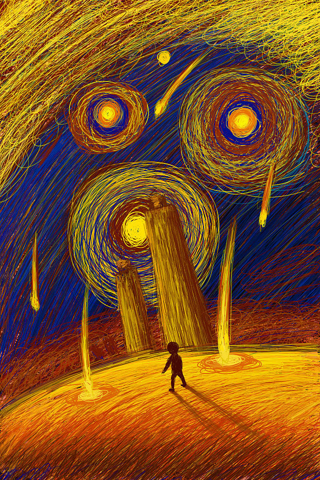 线圈画继续画学习ing