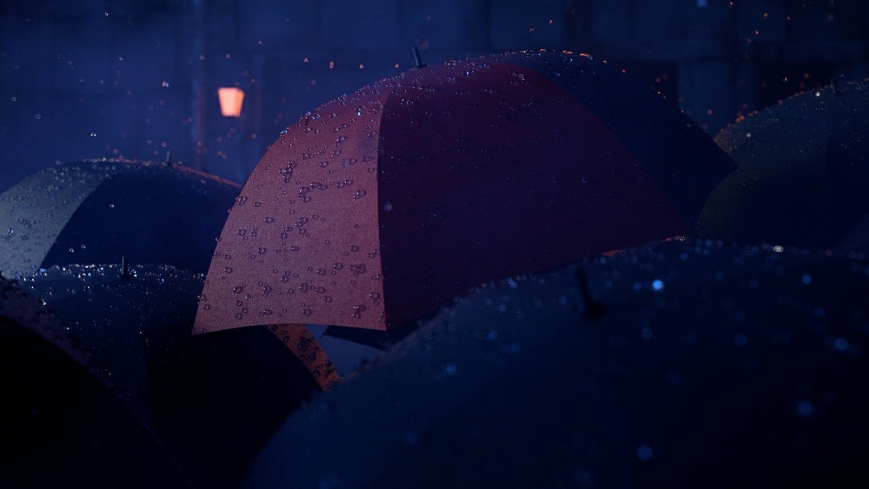 下雨天.