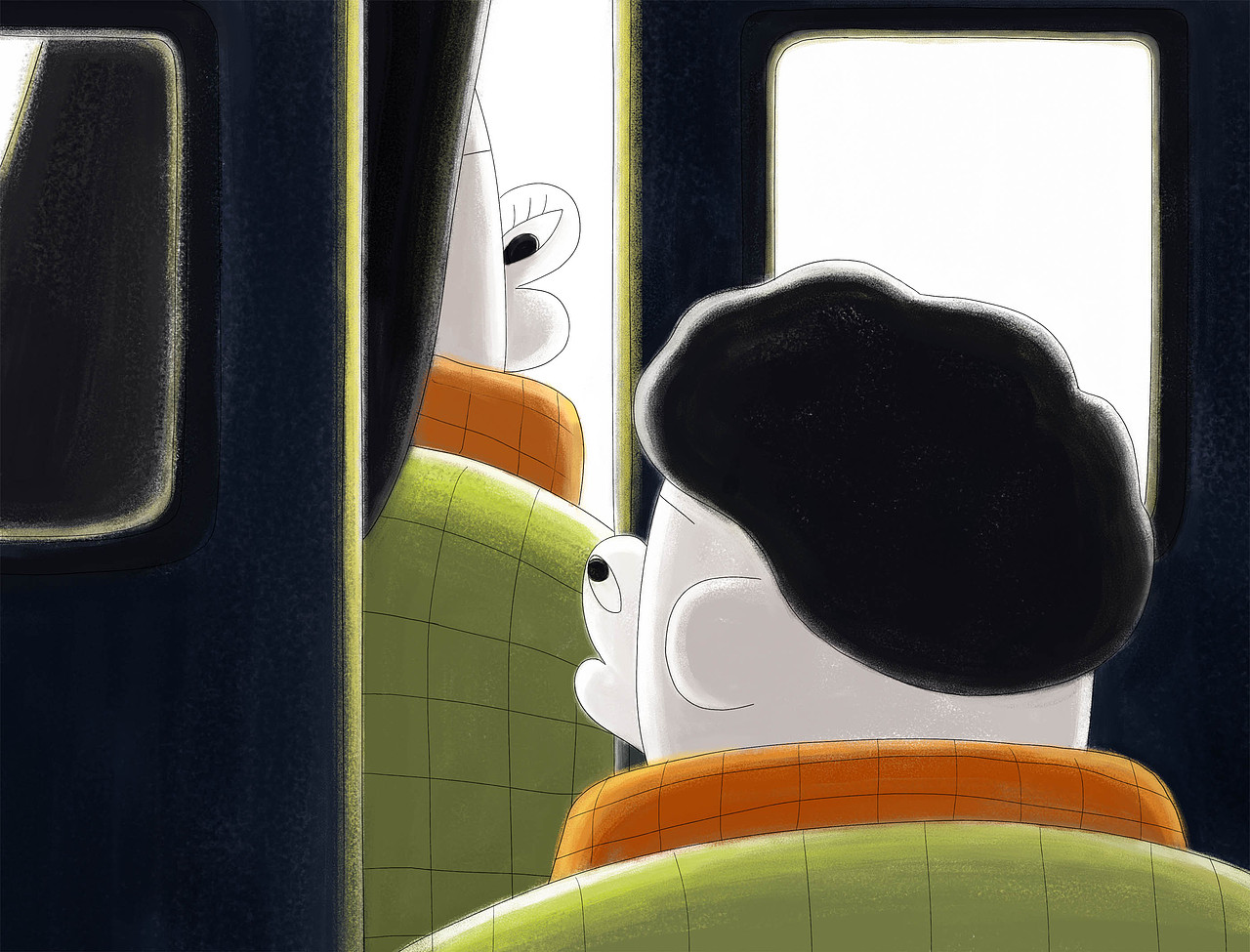 “可直至她下车,我们也没能说一句话。”
<br>