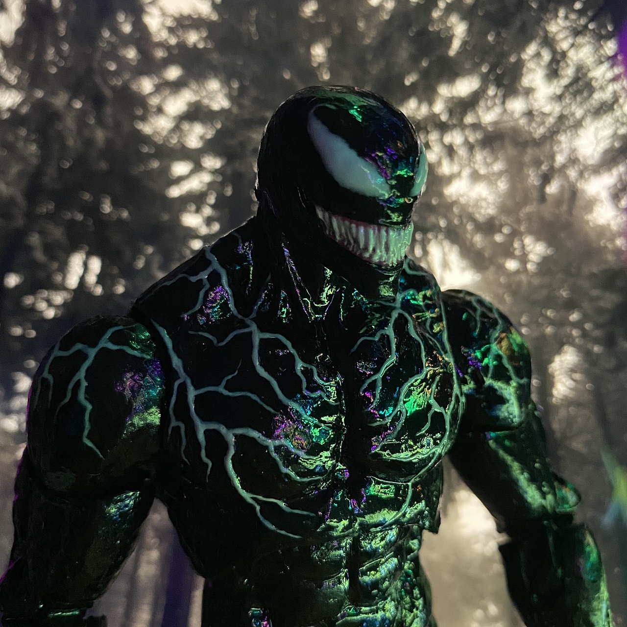 孩之宝毒液重涂 venom毒液模型手办（图ZMjc4NTcwNjM2） - 手办/模玩 - 站酷设计师林肯君原创素材 - 站酷ZCOOL