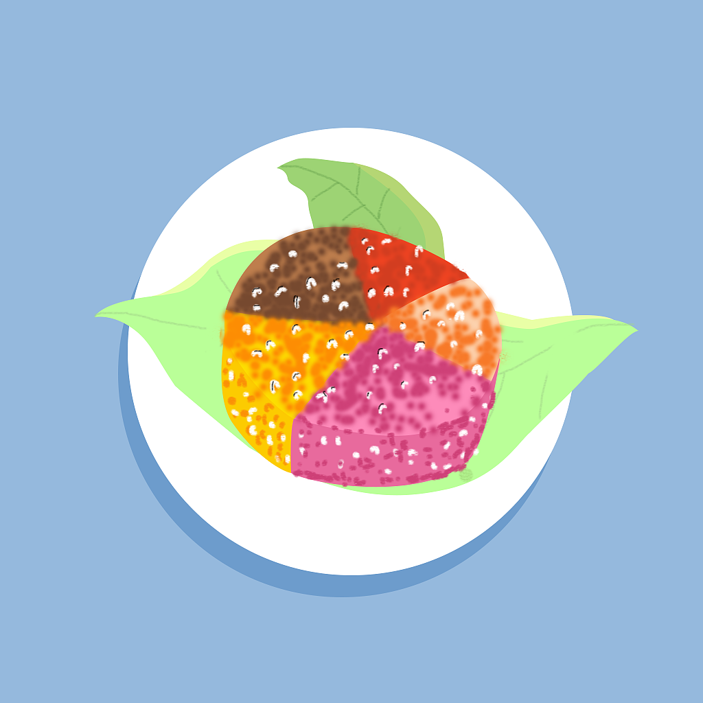 二十四节气美食插画 夏