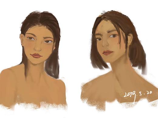 心血来潮整理一下2019年画的板绘作品