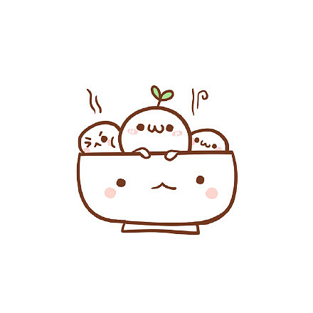 长草颜文字—食物系列|动漫|单幅漫画|长草颜文字 - 原创作品 - 站酷