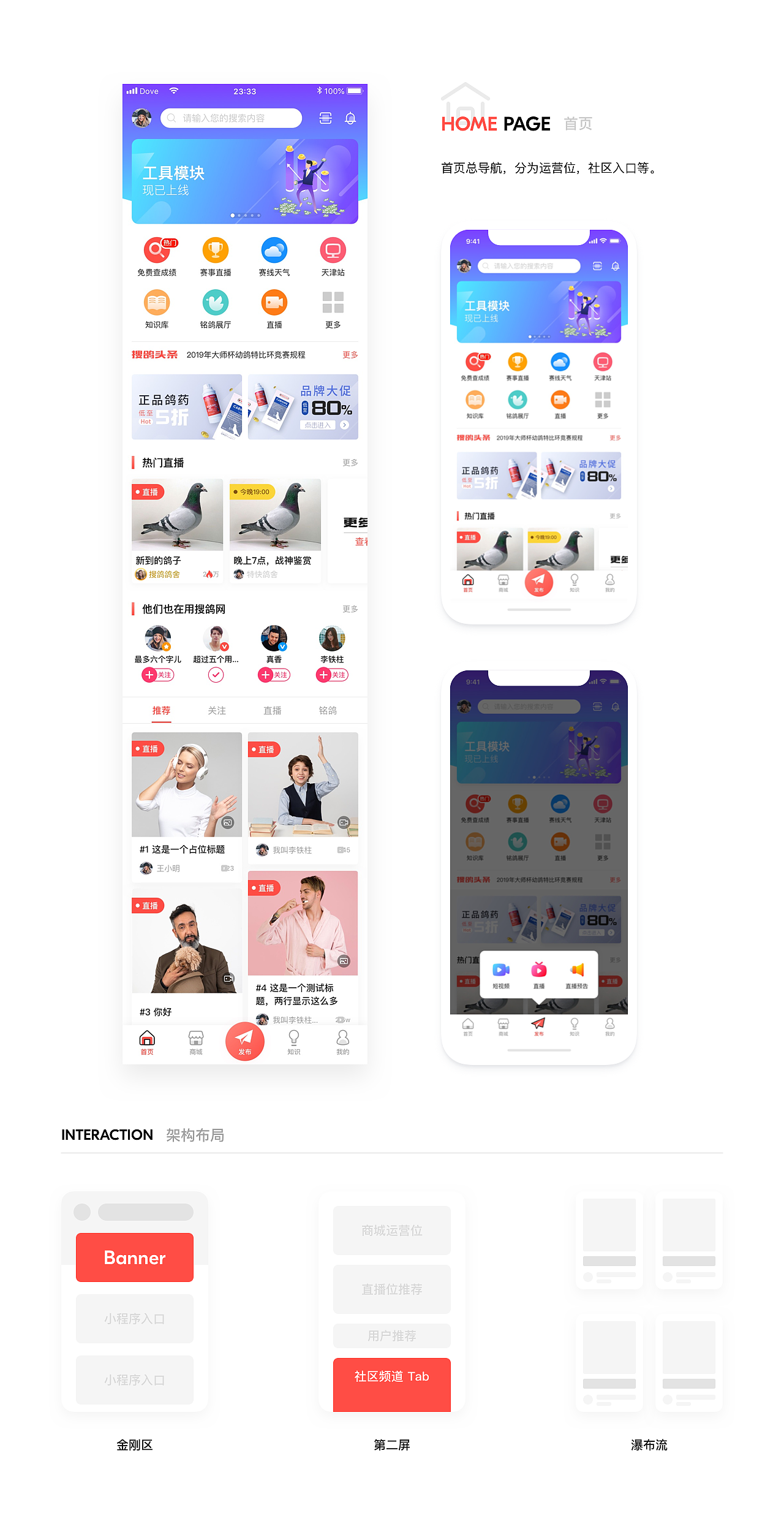 SougeAPP 社区模块（图ZMjIwMzAyNDI4） - APP界面 - 站酷设计师NorthSea原创素材 - 站酷ZCOOL