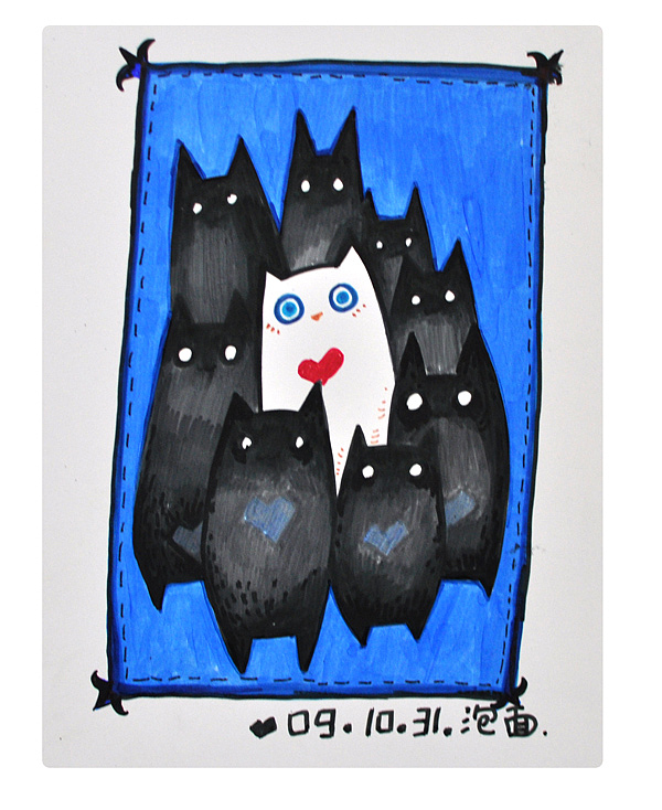 之前的水彩笔涂鸦本子～希望大家喜欢（图ZMTAwNjY4ODA=） - 创作习作 - 站酷设计师还是一碗泡面原创素材 - 站酷ZCOOL