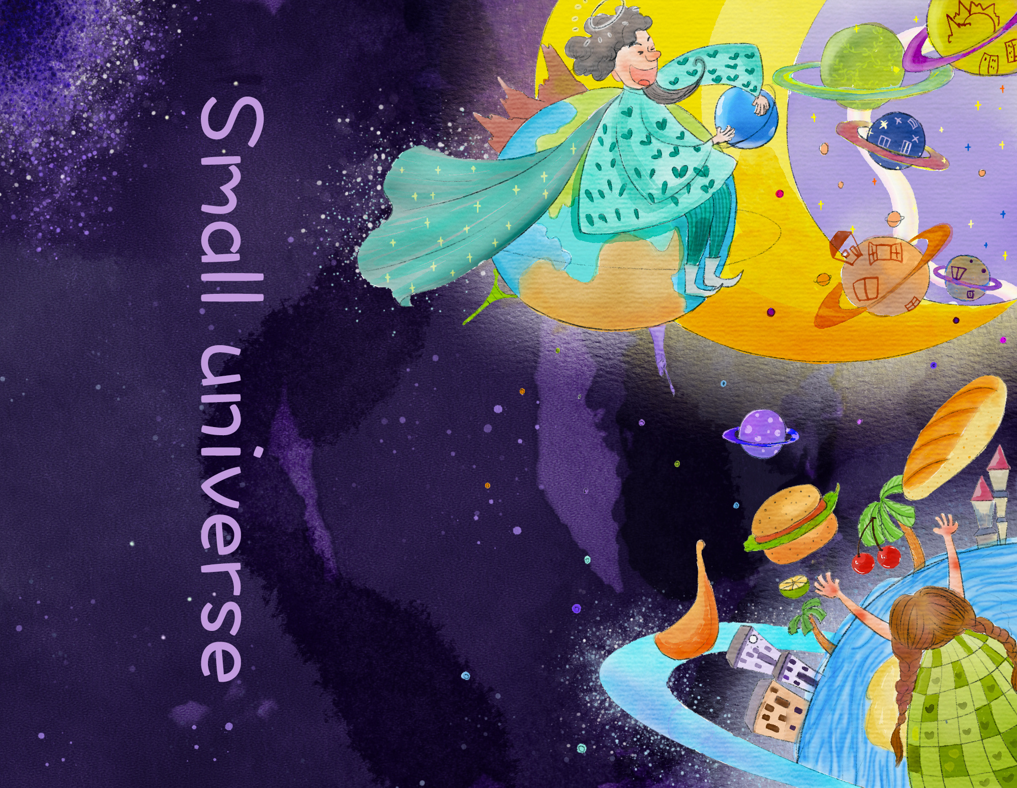 小宇宙|插画|绘本|yuanshanshimeng - 原创作品 - 站酷 (zcool)