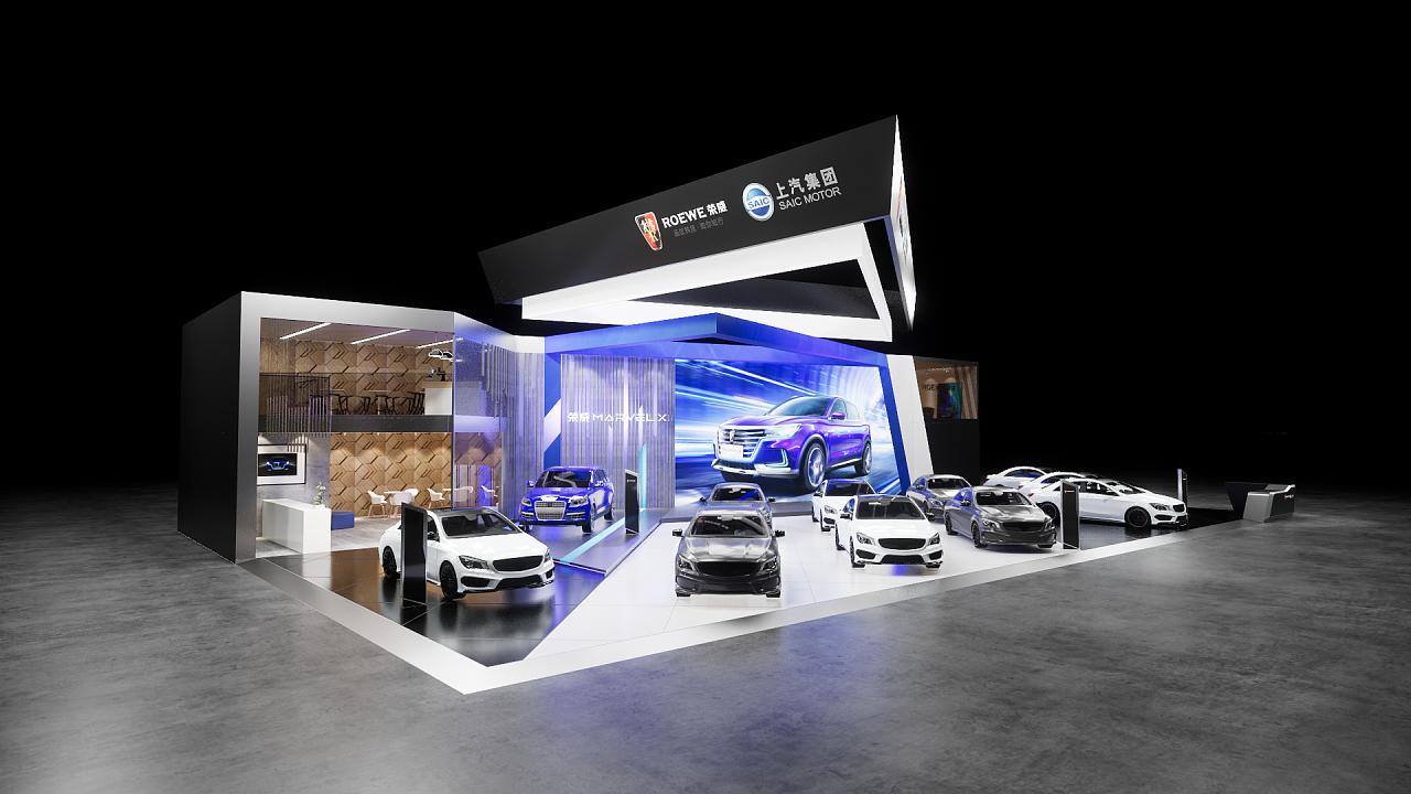 车展设计/上汽荣威/科技未来感/创意互动/新车发布会