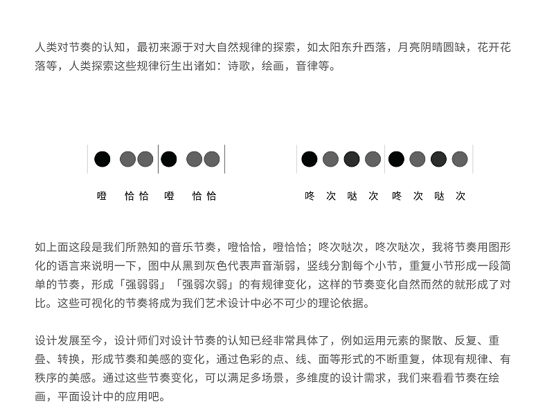 版式设计—设计中的节奏