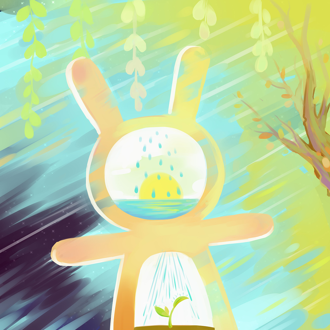 兔子四季系列头像