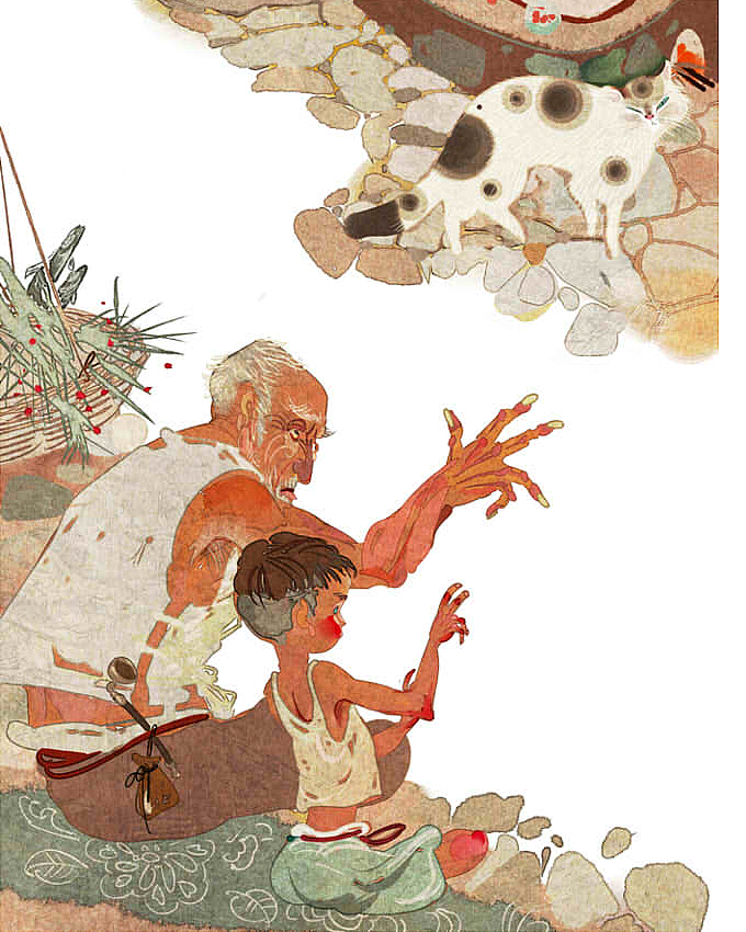 寻找鱼王（图ZMjEzNDIyNzk2） - 儿童插画 - 站酷设计师尧立原创素材 - 站酷ZCOOL