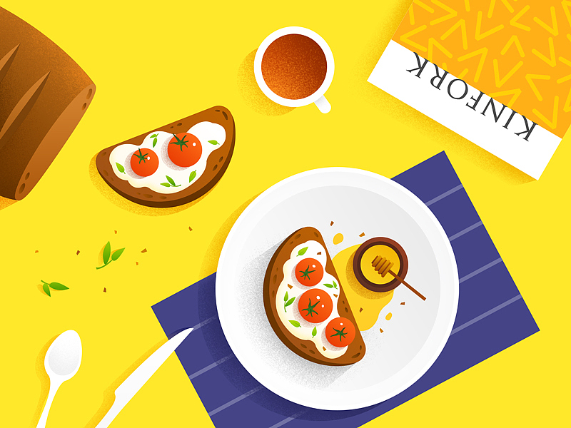 food illustration（图ZNTcwMzIzNDg=） - 商业插画 - 站酷设计师秀元原创素材 - 站酷ZCOOL