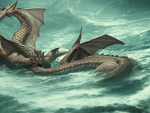 #AI创作实验室#游龙戏水（个人主页-ZNjIxNTM2ODA=） - AI作品 - 站酷设计师我再人间凑数原创素材 - 站酷ZCOOL