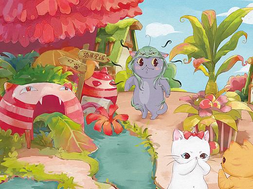 手绘插画合集/猫猫头