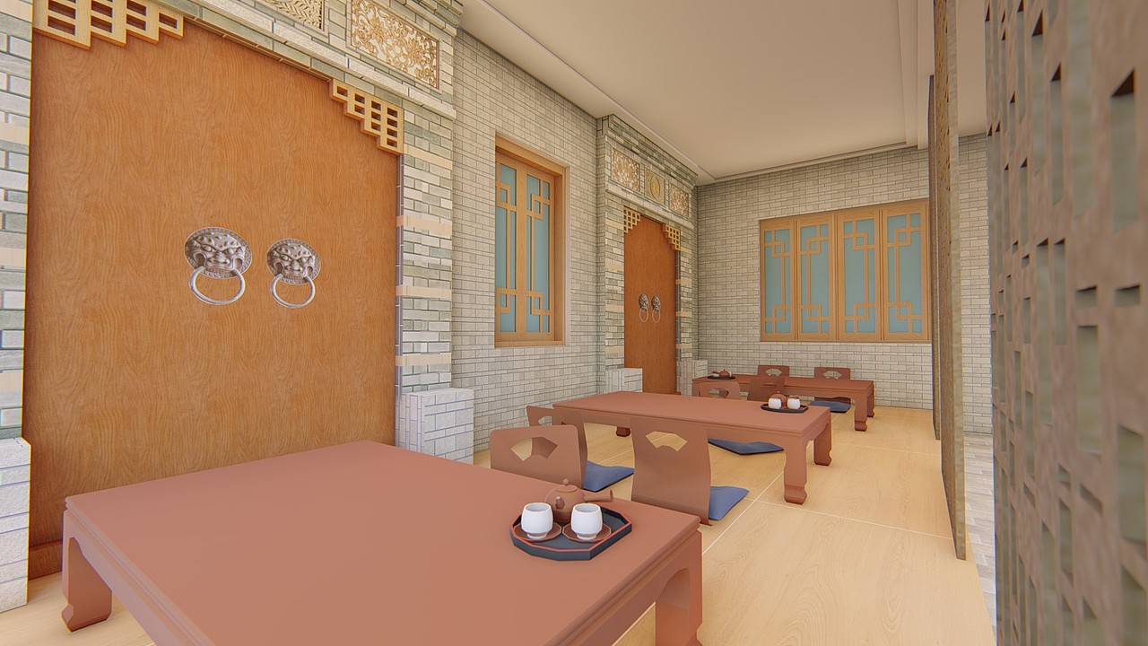 茶馆-室内（图ZMTQzNTA1ODE2） - 家装设计 - 站酷设计师橙皮的很原创素材 - 站酷ZCOOL