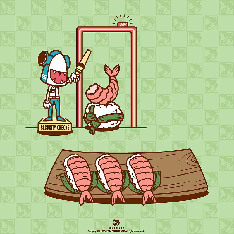 各国吃货如何捍卫舌尖上的世界（图ZMTU4ODc0MDg=） - 短篇/格漫 - 站酷设计师我是小小鲨原创素材 - 站酷ZCOOL