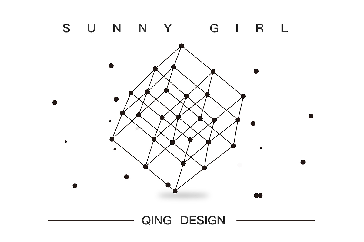 AI教程!绘制时尚酷炫点线网格分子特效技巧