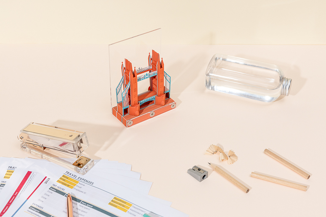 平面案例 | 纸模型便利贴 & UNCLEFOTO