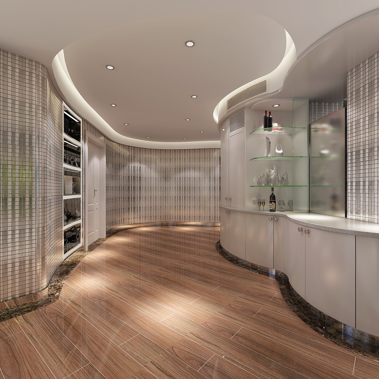 欧式 弧形|空间|家装设计|mashirosaber_原创作品-站酷(zcool)