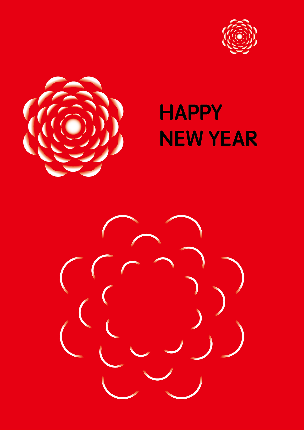 新年圣诞贺卡花纹