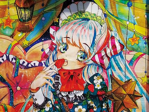 马克笔插画练习-女孩动漫风格
