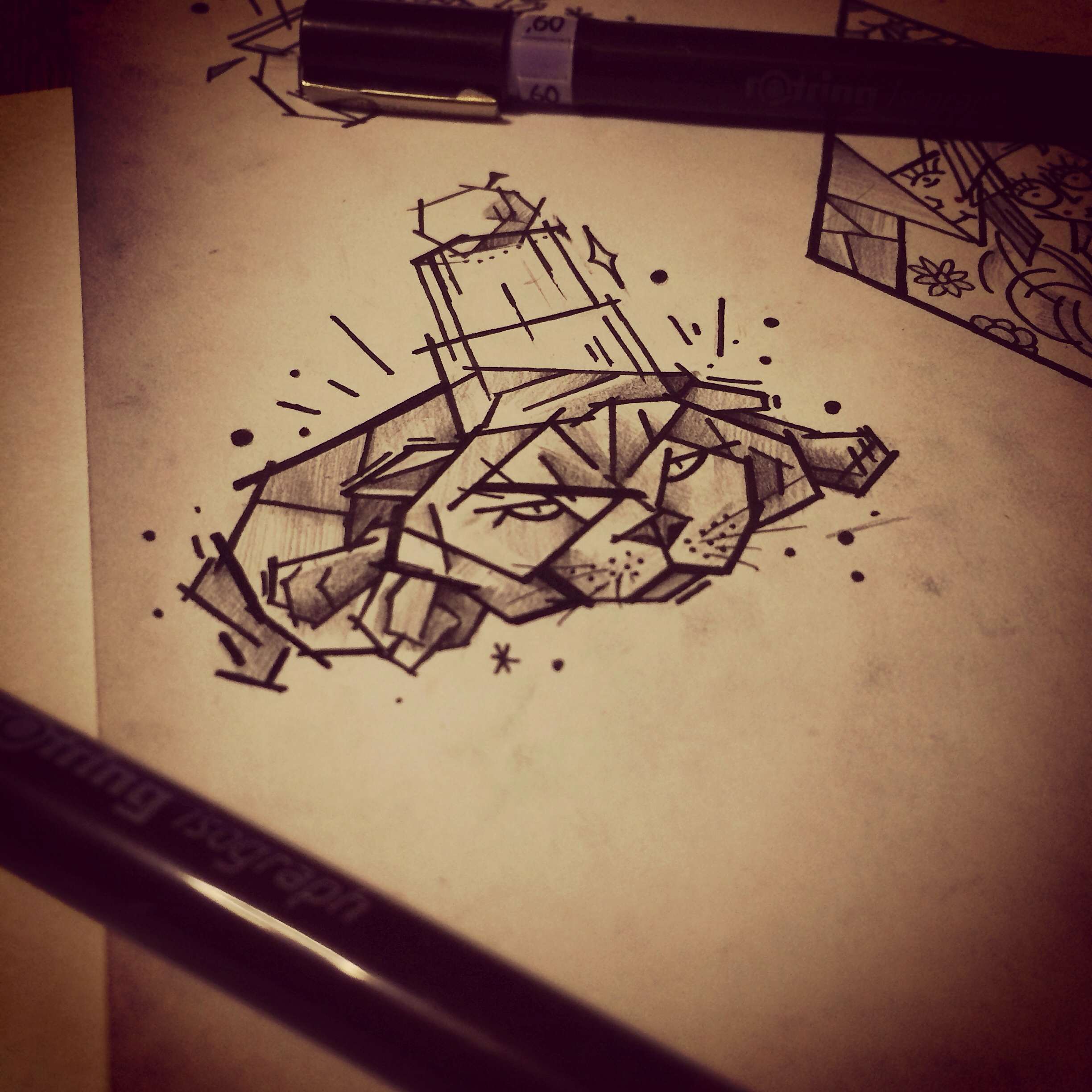 原创手绘 纹身图案设计