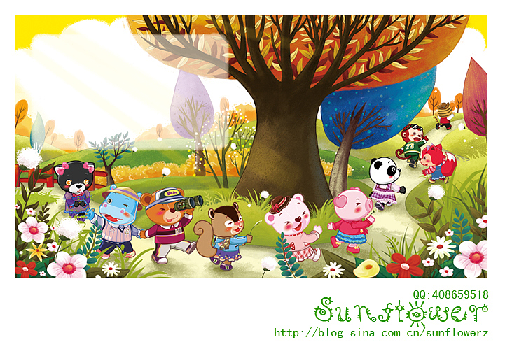 Growth儿童绘本（图ZNjQzMTk2） - 艺术插画 - 站酷设计师爱绘集原创素材 - 站酷ZCOOL