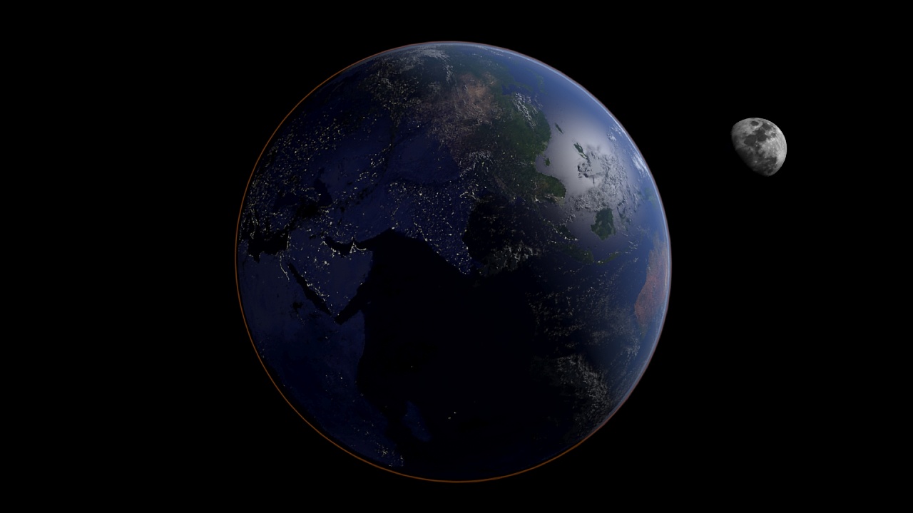 iphone黑夜地球壁纸图片