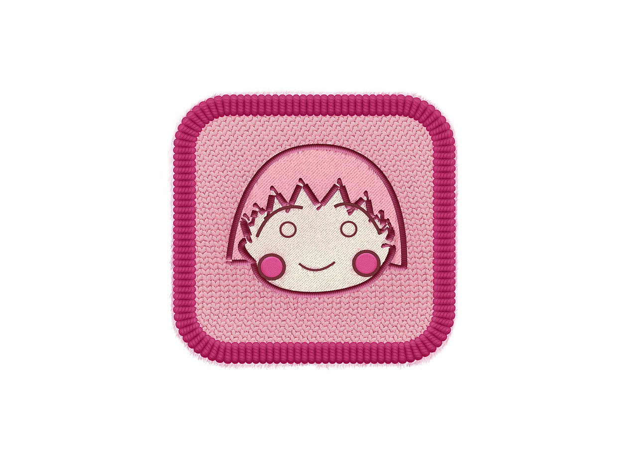 拟物风图标-樱桃小丸子|ui|图标|疯小小 - 原创作品 - 站酷 (zcool)