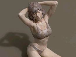 给之前打印的模型上个色