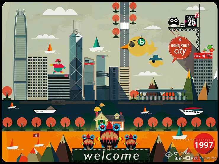 城市印象（图ZMjI0NzAzNzY=） - 像素画 - 站酷设计师再见孙悟空_X原创素材 - 站酷ZCOOL