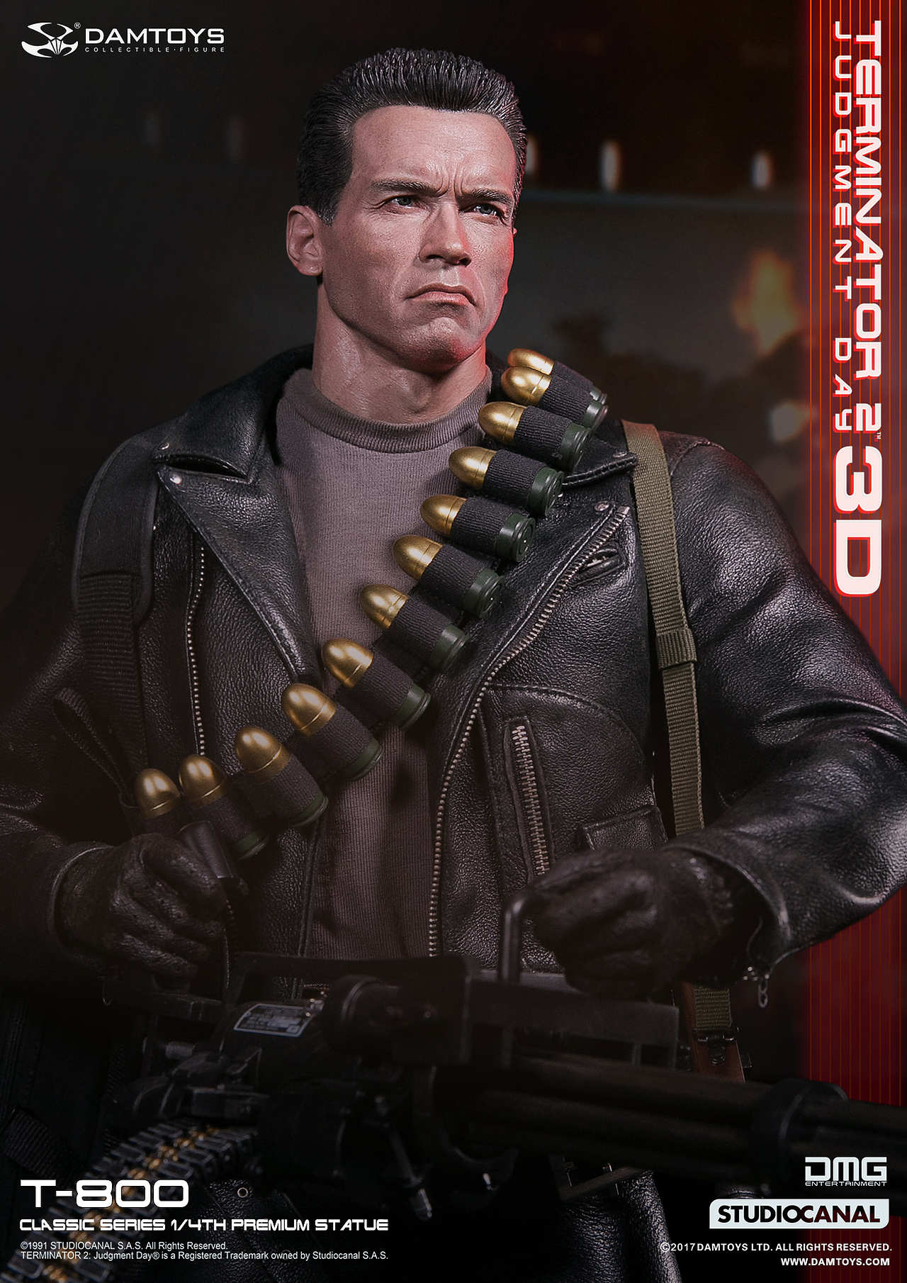 1/4比例《终结者2:审判日》T-800收藏级雕像（图ZNzQ5OTc5NTY=） - 生活用品 - 站酷设计师DAMTOYS原创素材 - 站酷ZCOOL