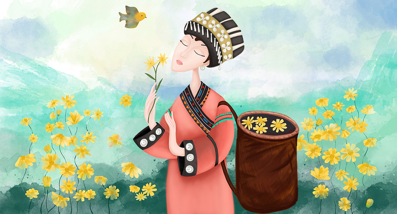 蜂蜜包装插画（图ZNzkzNjA3NDQ=） - 商业插画 - 站酷设计师大宅子原创素材 - 站酷ZCOOL
