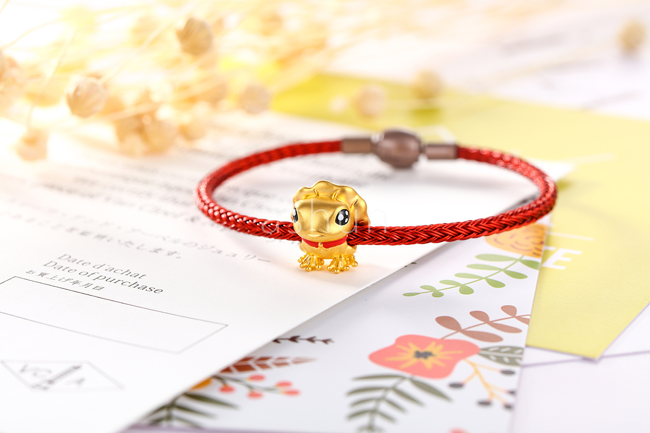 珠宝黄金旅行青蛙拍摄