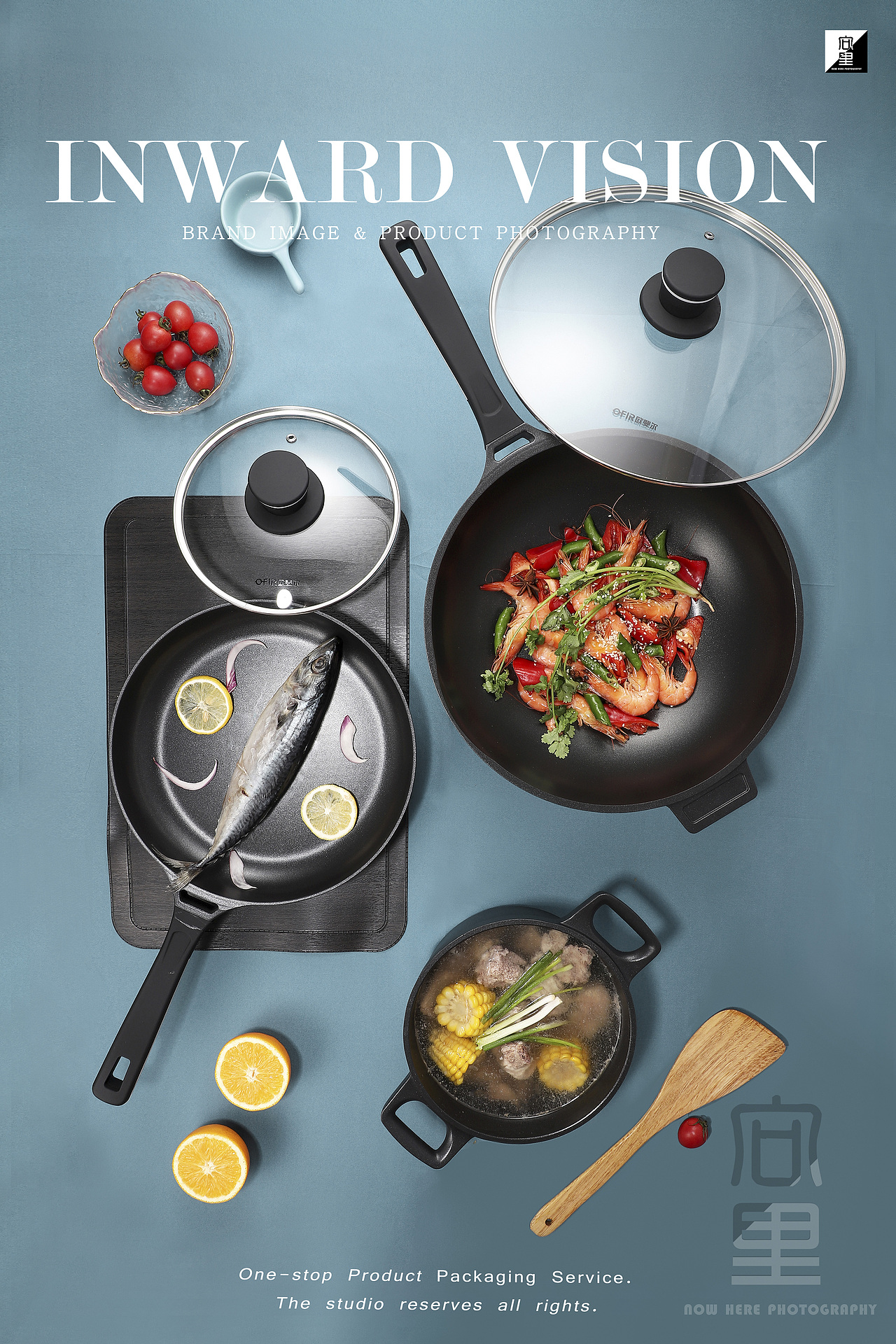 摄影—麦饭石锅/炊具/厨房用品 | 向里（图ZMTY5NTI4Mjky） - 产品摄影 - 站酷设计师向里Inward原创素材 - 站酷ZCOOL