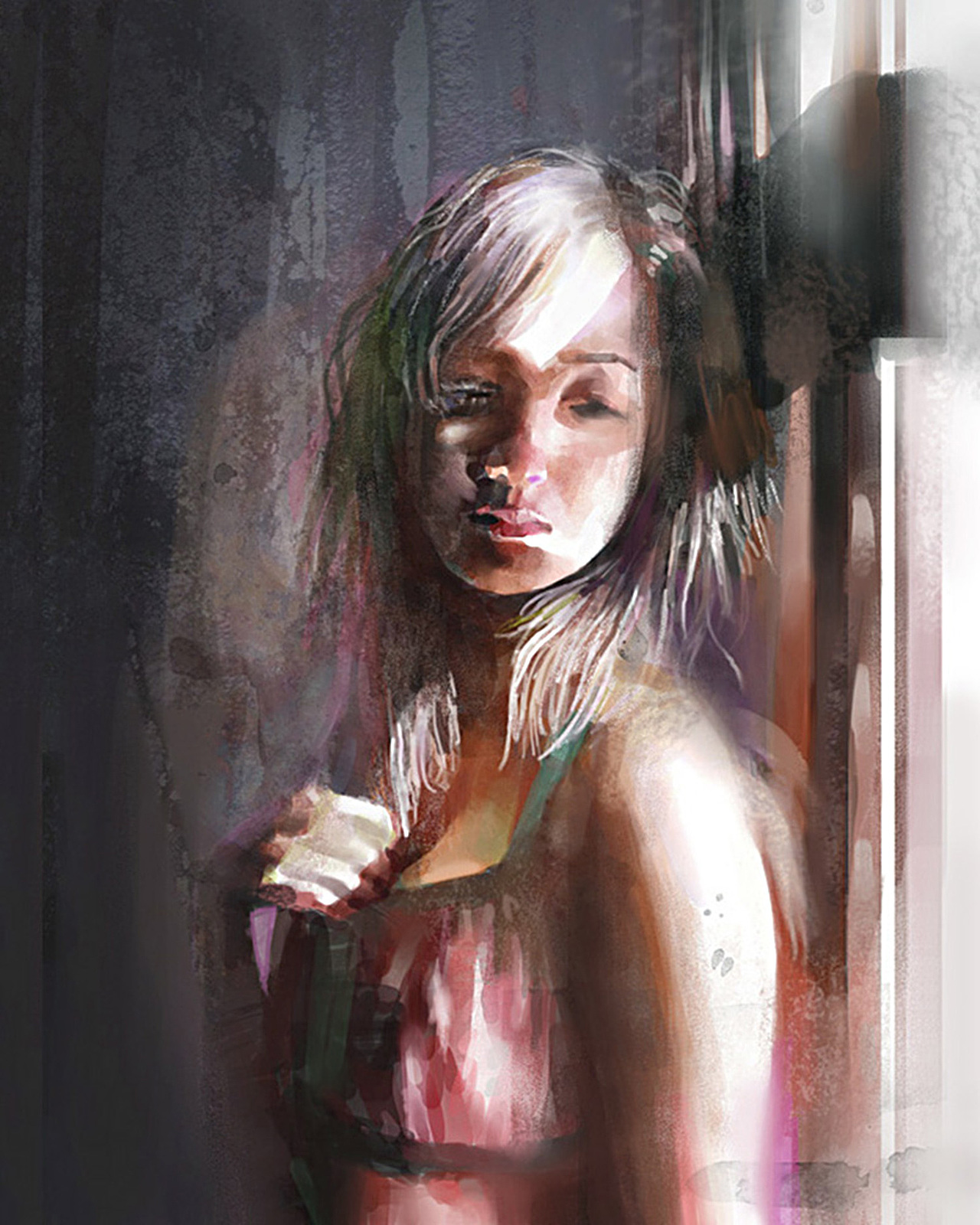 女生肖像 少女头像 人像插画（图ZMjA2NTQxMjQ4） - 创作习作 - 站酷设计师梁皓南原创素材 - 站酷ZCOOL