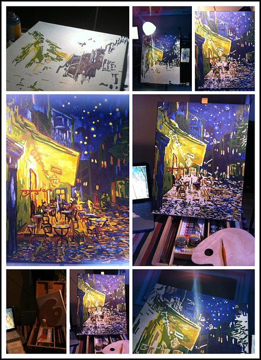 夜深了，寻找【路边的咖啡馆】......（图ZNjUyMzE0MA==） - 商业插画 - 站酷设计师咪噜咪噜原创素材 - 站酷ZCOOL