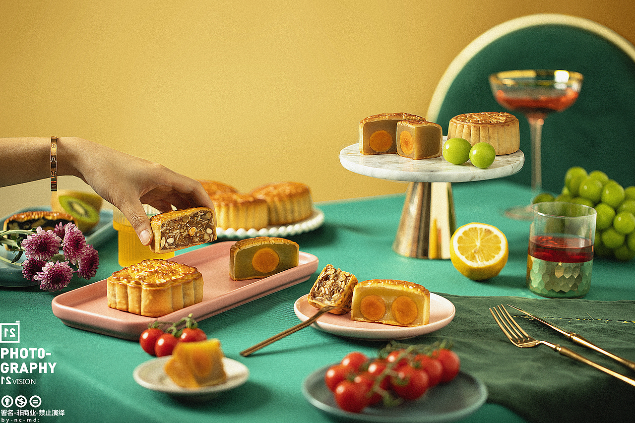 元朗荣华 X 21.D 月饼拍摄 画册设计