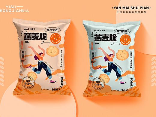 燕麦薯片包装设计