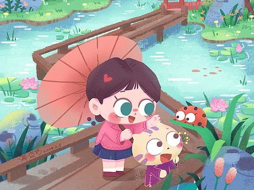 惊蛰||二十四节气插画||国风